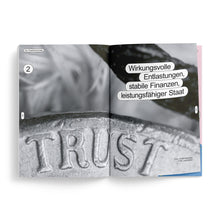 Laden Sie das Bild in den Galerie-Viewer, 50% REDUZIERT: Der Koalitionsvertrag als Magazin