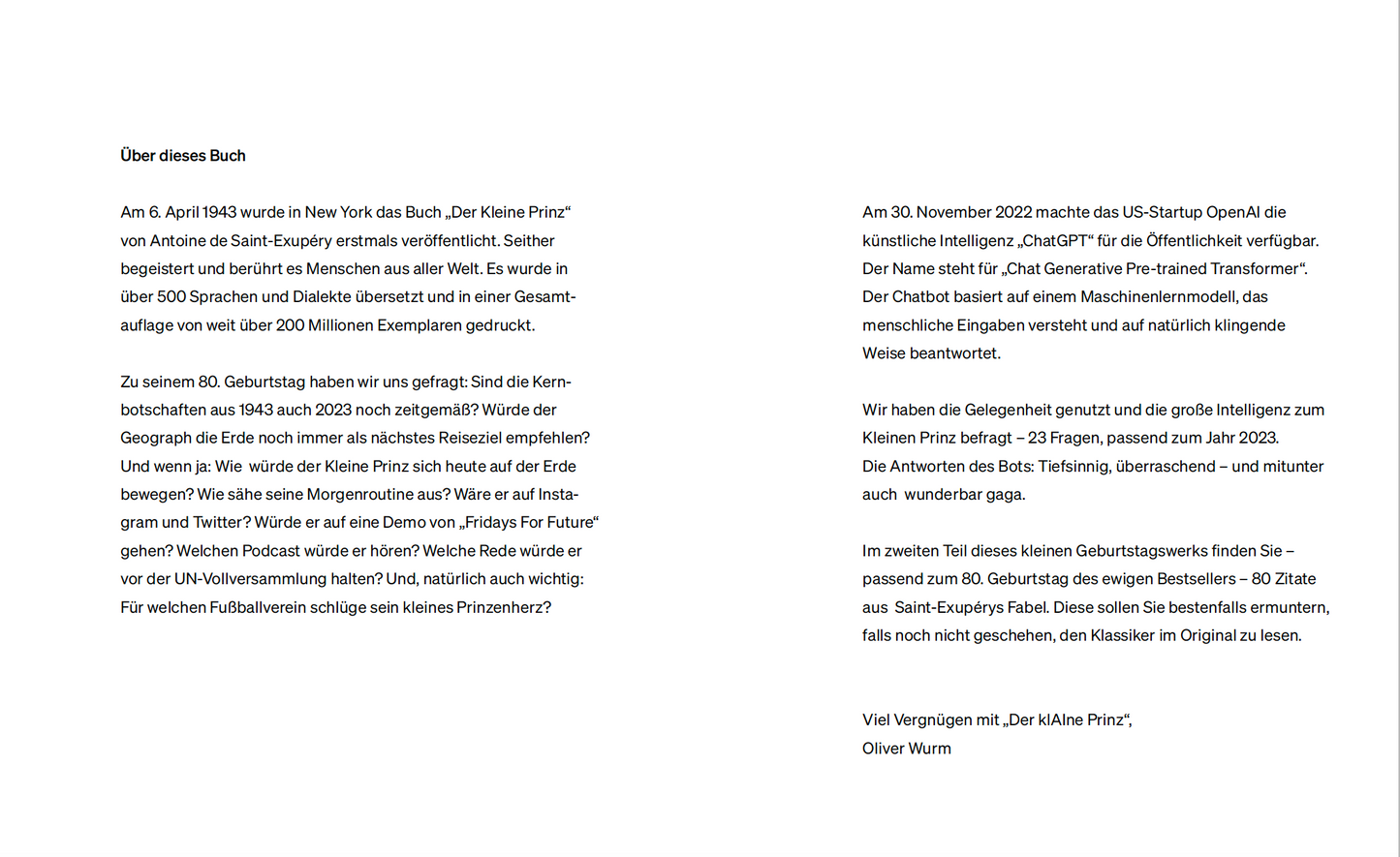 Der klAIne Prinz