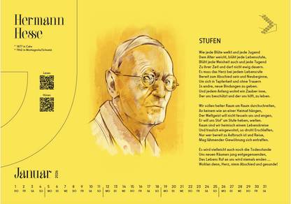 Rausverkauf! Lyrik13-Wandkalender für 10 Euro