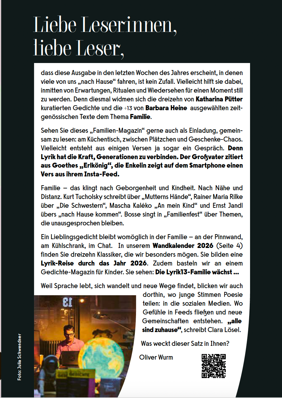 dreizehn +13 Gedichte (7) / Familie