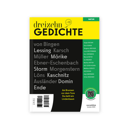 dreizehn +13 Gedichte (3) / Natur